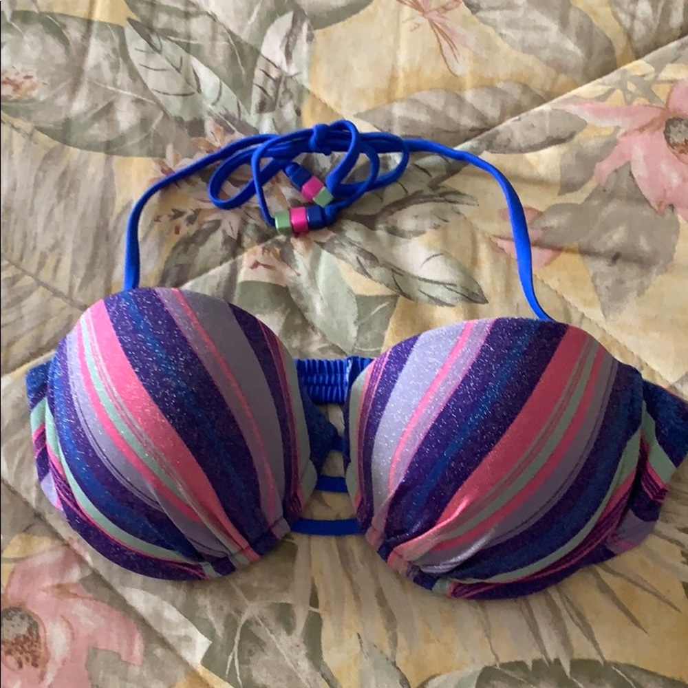 GLITTERY BIKINI TOP